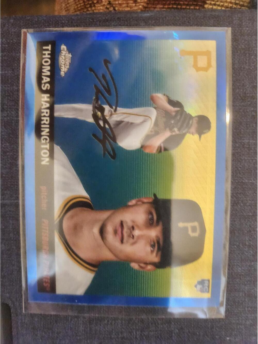 Thomas Harrington (RC)- 2025 Topps Chrome Platinum 1955 Rails & Sails BLUE #260